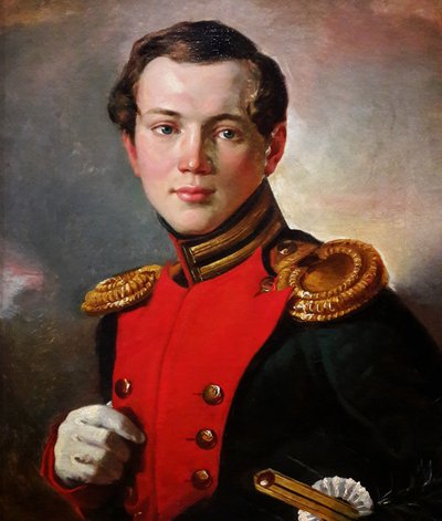 Portret van Stanisław Chomiński (1804-1886) door Walenty Wankowicz